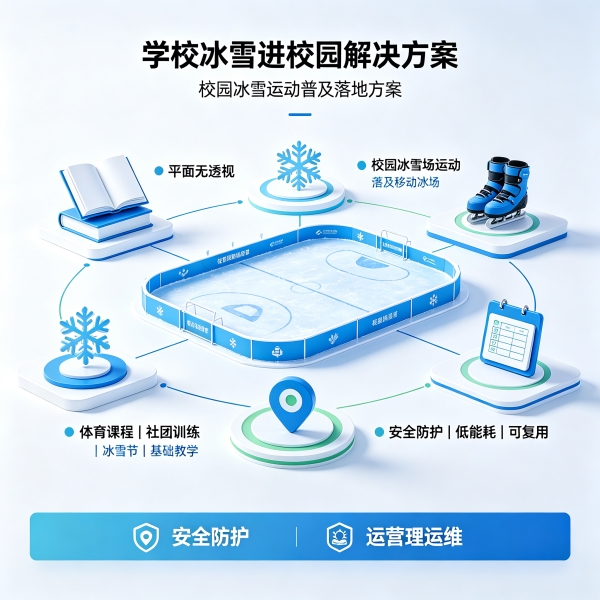 神力得业户外移动冰场搭建方案｜商场文旅冰雪活动❄️