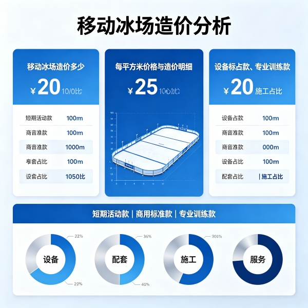神力得业移动冰场怎么样｜模块化真冰场测评
